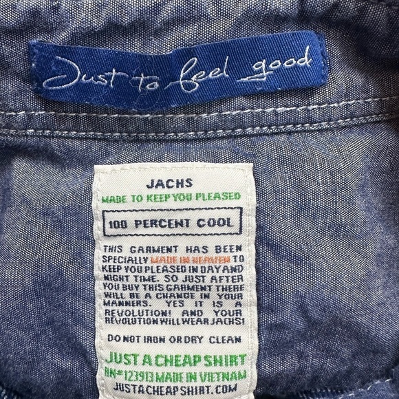 Jachs Men's Blue Plaid Shirt - Picture 5 of 8